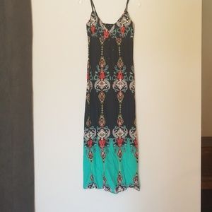 Bohemian style maxi dress